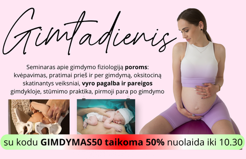 ★★★★★<br>GIMDYMAS, PASIRUOŠIMAS IR ATSISTATYMAS svarbiausias seminaras šeimai apie moters sveikatą