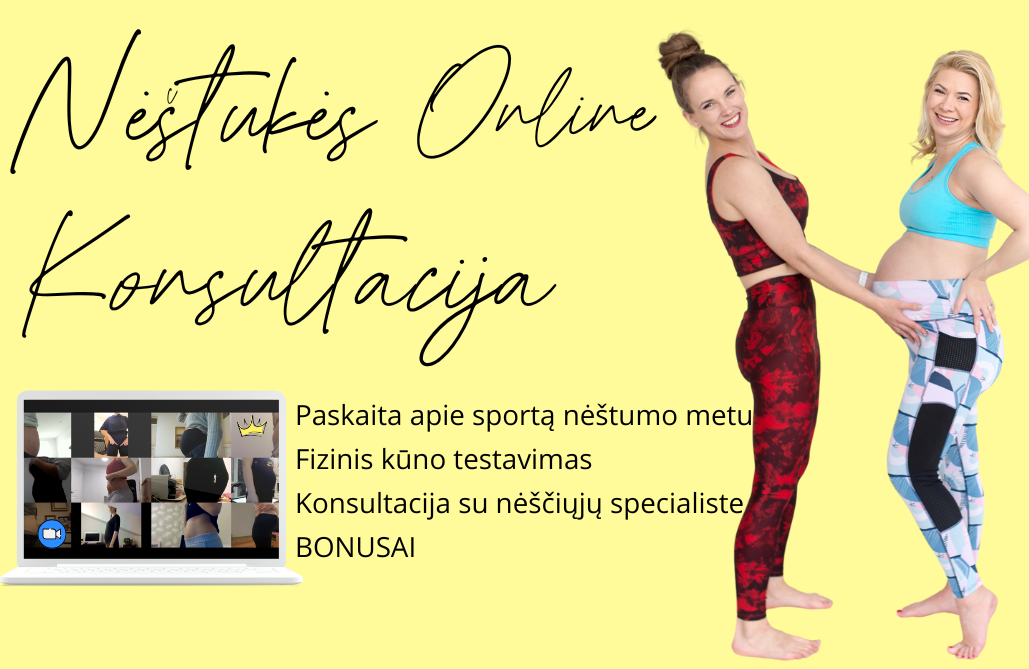 LAUKIUOSI IR NORIU SPORTUOTI ➡ įvadas prieš pradedant sportą nėštumo metu