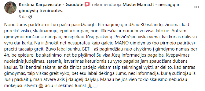 GIMDYMAS, PASIRUOŠIMAS IR ATSISTATYMAS svarbiausias seminaras šeimai apie moters sveikatą